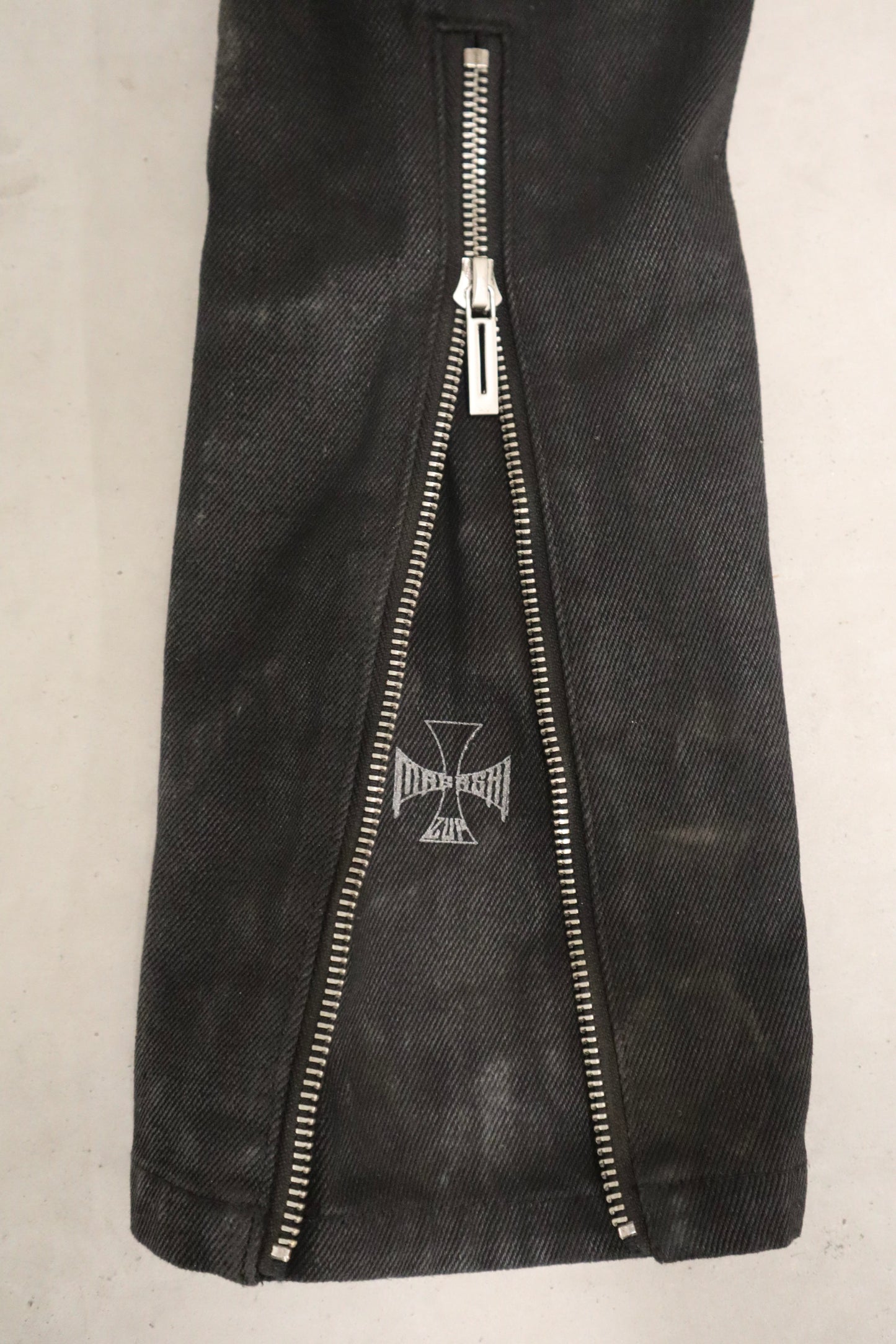 IRON WAXED JEANS