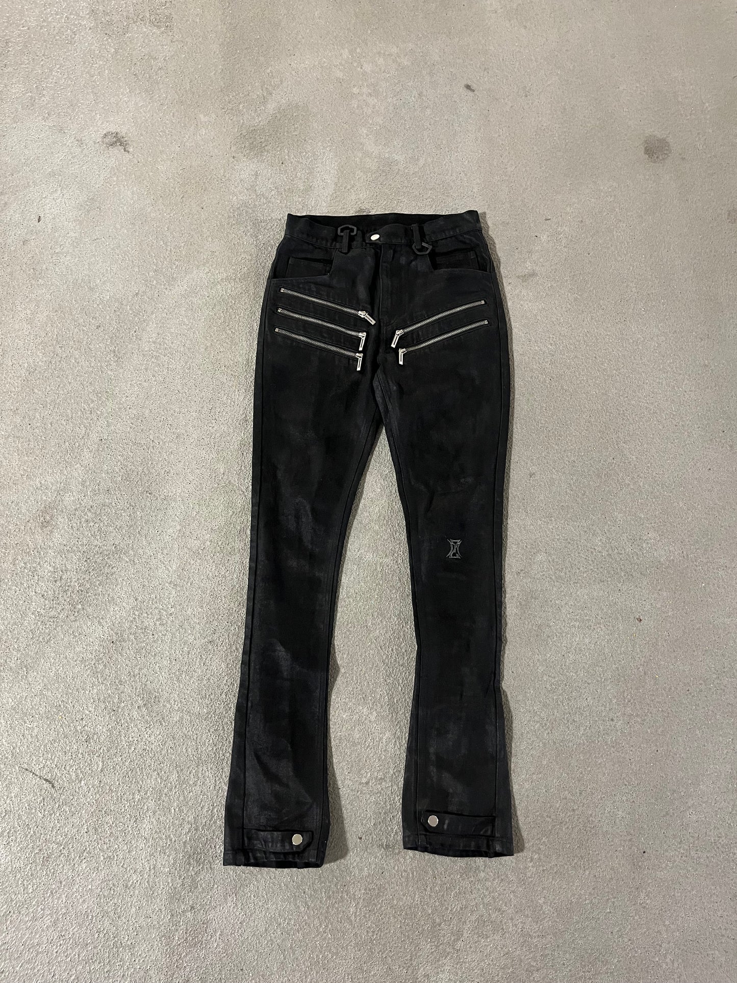IRON WAXED JEANS